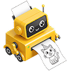 Robotic printer